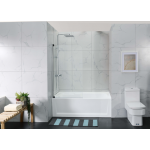 Single Swing Bath Screen -900